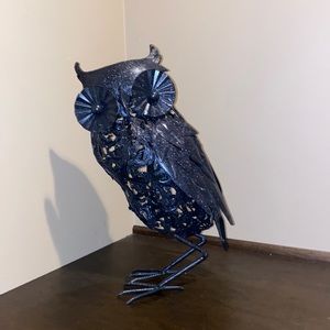 Black Sparkly Owl Decor NWOT